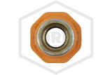 CPVC Female Sprinkler Head Adapter | 3/4 in. x 1/2 in. Brass Thread with Positioning Ring | Spears FlameGuard™ | R4235-101