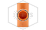 CPVC Sprinkler Head Tee | 1-1/4 in. x 1 in. x 1/2 in. Reinforced Plastic Thread | Spears FlameGuard™ | 4202-156SR