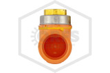 CPVC TorqueSafe™ 90 Degree Sprinkler Head Elbow | 1-1/4 in. x 1/2 in. Gasket Sealed Brass Thread | Spears FlameGuard™ | 4207-166 G