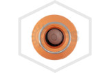 CPVC Special Reinforced Thread Inlet Swing Check Valve | 1-1/2 in. SR Fipt x Socket | Spears FlameGuard™ | S1520-15FSRSCO