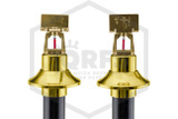 Viking™ VK178 Horizontal Sidewall Dry Sprinkler | Standard | QR | Brass | 155F | Front and Back