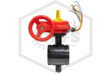 Grooved Normally Closed Butterfly Valve with Tamper Switch | 8 in. NPT | Ductile Iron | MECH™ | XD381XG-08 | Side