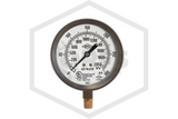 Air/ Water Compound Pressure Gauge | Liquid Filled | 4 in. | -30-300 PSI | Stainless Steel Case | 100-325-00860