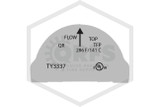 Tyco™ TY3337 Horizontal Sidewall Dry Sprinkler | Deep Escutcheon | QR | Stainless Steel | 286F