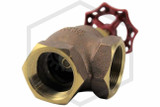 Angle Valve | 1-1/2 in. | Brass | 200 PSI | Threads Image | QRFS™