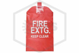 Extinguisher Cover with Window | ABC Dry Chemical | 15 lb. to 30 lb.