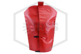 Fire Extinguisher Cover with Window | ABC Dry Chemical | 15 lb. to 30 lb. | FE-2W | QRFS™ | Back