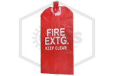 Extinguisher Cover with Window | Carbon Dioxide | 10 lb. to 20 lb. | Front | 76-EC3W