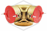 Breakable Cap for FDCs | Plastic | 2-1/2 in. | Set of Two | QRFS™ | Installed Image