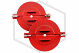 Breakable Cap for FDCs | Aluminum | 2-1/2 in. | Set of Two | QRFS™ | Other Side Image