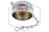 Aluminum Plug and Chain | 2-1/2 in. NST | Polished Chrome
