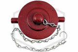 Iron Plug and Chain | 3 in. NYFD | Red (Standpipe) | QRFS™ | Top Image