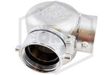 Exposed FDC | Angled | Single Clapper | Auto Spkr | 4 in. x 2-1/2 in. x 2-1/2 in. NST | Cast Chrome | QRFS™ | Hero