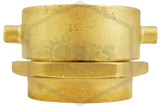 Snoot and Swivel | 3 in. FNPT x NYFD | Cast Brass | QRFS™ | Side Image 2