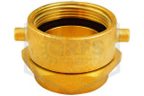 Snoot and Swivel | 3 in. FNPT x NYFD | Cast Brass | QRFS™ | Threads Image