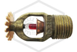 Side of Tyco Fire Sprinkler 5.6K Brass Pendent SR 155F / 68C. UL & FM approved!
