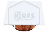 Senju™ RC Cover Plate | White | 140F | 2-5/8 in. OD | 004-0711