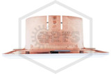 Senju™ RC Cover Plate | White | 140F | 2-5/8 in. OD | 004-0711