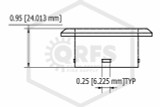 Senju® RC Cover Plate | Ivory | 140F | 2-5/8 in. OD | 004-0551