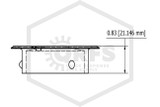 Tyco™ Model A (Central) Cover Plate | White | 135F | 3-5/8 in. OD | 836