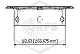 Tyco™ Model A (Central) Cover Plate | Grey White | 135F | 3-5/8 in. OD | 832