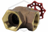 Angle Valve | 1 in. | Brass | 200 PSI | Threads Image | QRFS™