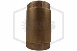 In-Line Check Valve | 1-1/4 in. | Brass | 200 PSI | Side Image | QRFS™