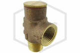 Pressure Relief Valve | 1/2 in. | Brass | 150 PSI | Hero Image | QRFS™