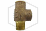 Pressure Relief Valve | 1/2 in. | Brass | 175 PSI | Side Image | QRFS™