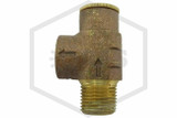 Pressure Relief Valve | 1/2 in. | Brass | 175 PSI | Other Side Image | QRFS™