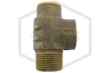 Pressure Relief Valve | 3/4 in. | Brass | 175 PSI | Side Image | QRFS™