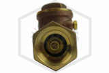 Swing Check Valve | 1 in. NPT x NPT | Brass | 200 PSI | Inside Image | QRFS