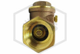 Swing Check Valve | 1-1/4 in. NPT x NPT | Brass | 200 PSI | Inside Image | QRFS™
