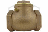 Swing Check Valve | 2 in. NPT x NPT | Brass | 200 PSI | Other Side Image | QRFS™