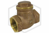 Swing Check Valve | 3/4 in. NPT x NPT | Brass | 200 PSI | Hero Image | QRFS