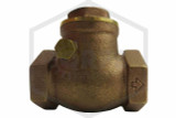 Swing Check Valve | 3/4 in. NPT x NPT | Brass | 200 PSI | Other Side Image | QRFS