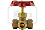 Three Way Valve | 1/4 in. | Brass | 300 WOG | Front Image | QRFS™