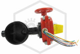 Butterfly Valve with Tamper Switch | 4 in. | Grooved | 300 PSI | QRFS™ | Side Image