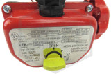 Butterfly Valve with Tamper Switch | 1-1/2 in. | Threaded (NPT) | 175 PSI | QRFS™ | Label Image