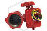 Butterfly Valve with Tamper Switch | 2 in. | Threaded (NPT) | 175 PSI | QRFS | Side Image