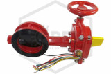 Butterfly Valve with Tamper Switch | 4 in. | Wafer | 300 PSI | QRFS™ | Side Image