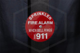Fire Alarm - Call 911 Sign | 6 in. | Red w/ White Letters | Installed