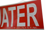 Fire Sprinkler Water Decal | Pipe Markers | 3 in. x 24 in.