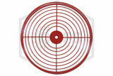 Alarm Bell Wire Guard | 6-10 in. Bells | 12 in. Diameter | Red | QRFS™ | Front Image