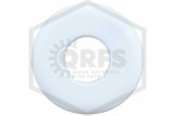 Pipe Wall Plate | Plastic | White | 1 in. IPS | 1-1/4 in. Inner Diameter | Side