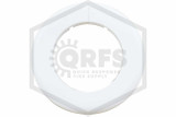 Pipe Wall Plate | Plastic | White | 3 in. IPS | 3-3/8 in. Inner Diameter | Side