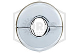 Pipe Wall Plate | Metal | Chrome | 1/2 in. IPS | 7/8 in. Inner Diameter | Side