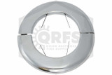 Pipe Wall Plate | Metal | Chrome | 3 in. IPS | 3-3/8 in. Inner Diameter | Hero