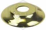 One Piece Escutcheon | 1/2 in. Height | Brass | 1/2 in. Sprinkler | Hero