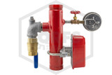 Pre-Assembled Riser | 3 in. | Commercial | Grooved w/ Ball Valve | Back